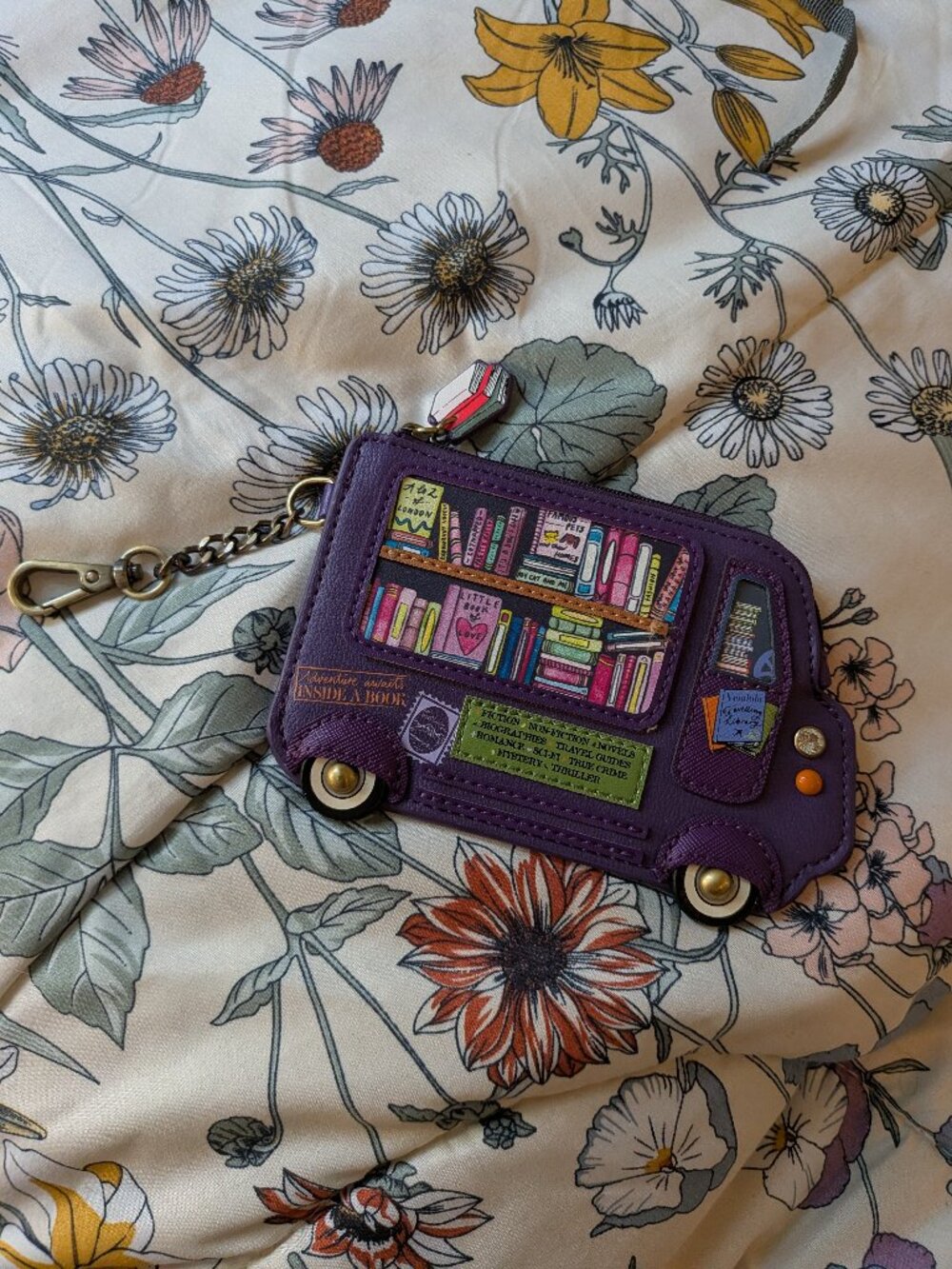 Vendula London Bookmobile Zippered Coin Purse